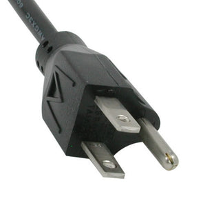 C2G 14719 18 AWG Universal Power Cord - NEMA 5-15P to IEC320C13, TAA Compliant, Black (25 Feet, 7.62 Meters)