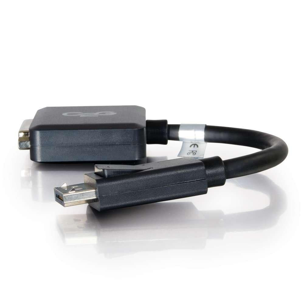 C2G / Cables to Go 54321 DisplayPort Male to Single Link DVI-D Female Adapter Converter, Black (8-Inch) - V&L Canada