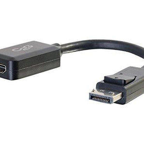 C2G / Cables to Go 54322 DisplayPort Male to HDMI Female Adapter Converter, Black (8-Inch) - V&L Canada