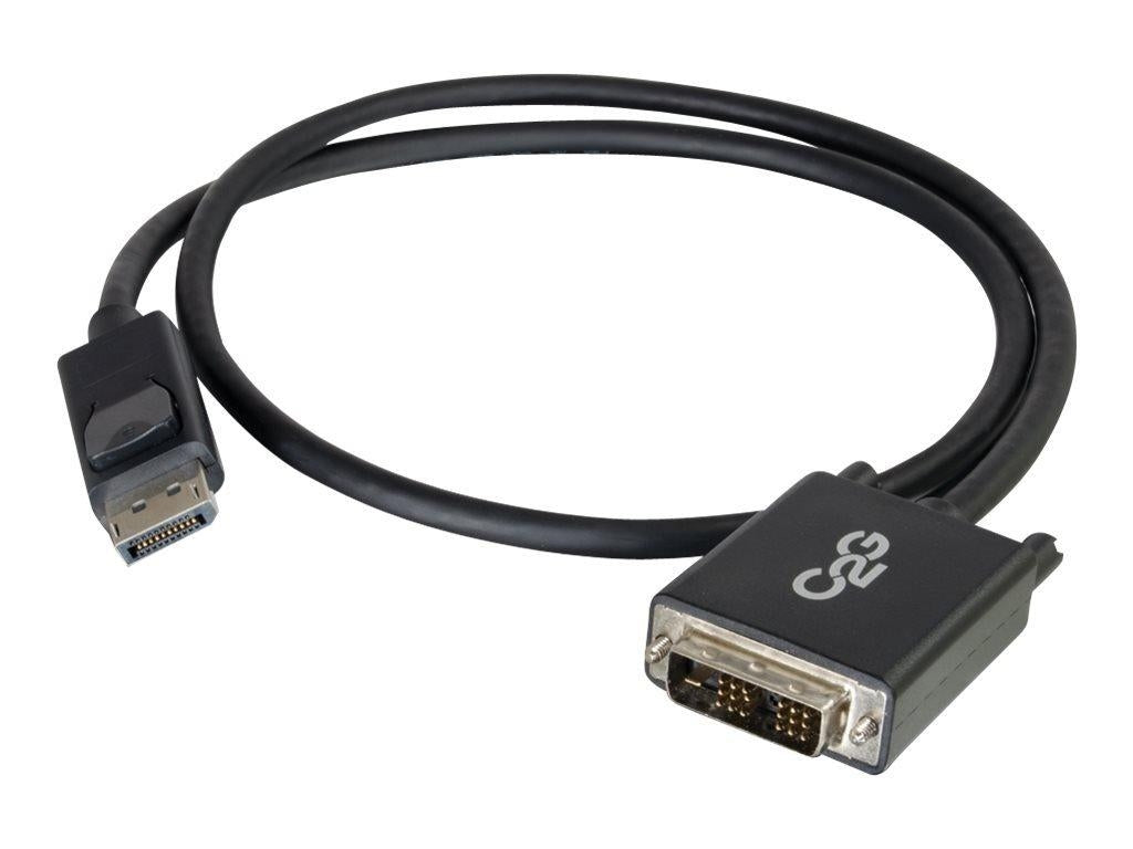C2G / Cables to Go 54329 DisplayPort Male to Single Link DVI-D Male Adapter Cable, Black (6 Feet) - V&L Canada
