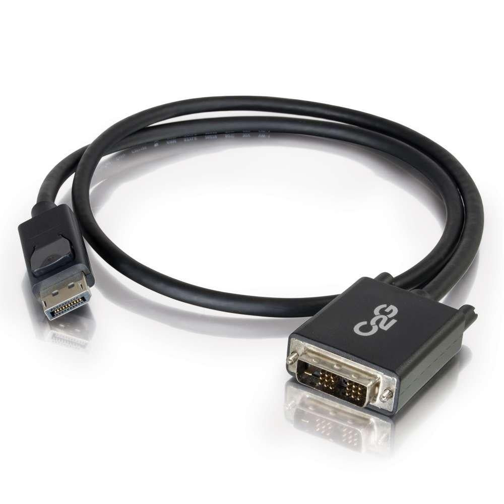C2G / Cables to Go 54330 DisplayPort Male to Single Link DVI-D Male Adapter Cable, Black (10 Feet) - V&L Canada