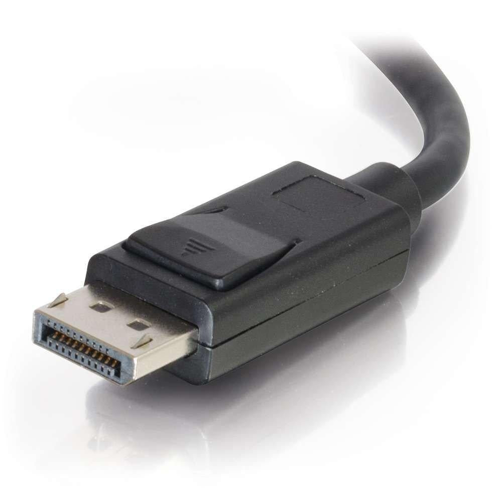 C2G / Cables to Go 54401 DisplayPort Cable with Latches Male to Male, Black (6 Feet) - V&L Canada