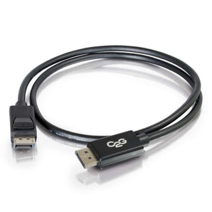C2G / Cables to Go 54402 DisplayPort Cable with Latches Male to Male, Black (10 Feet) - V&L Canada