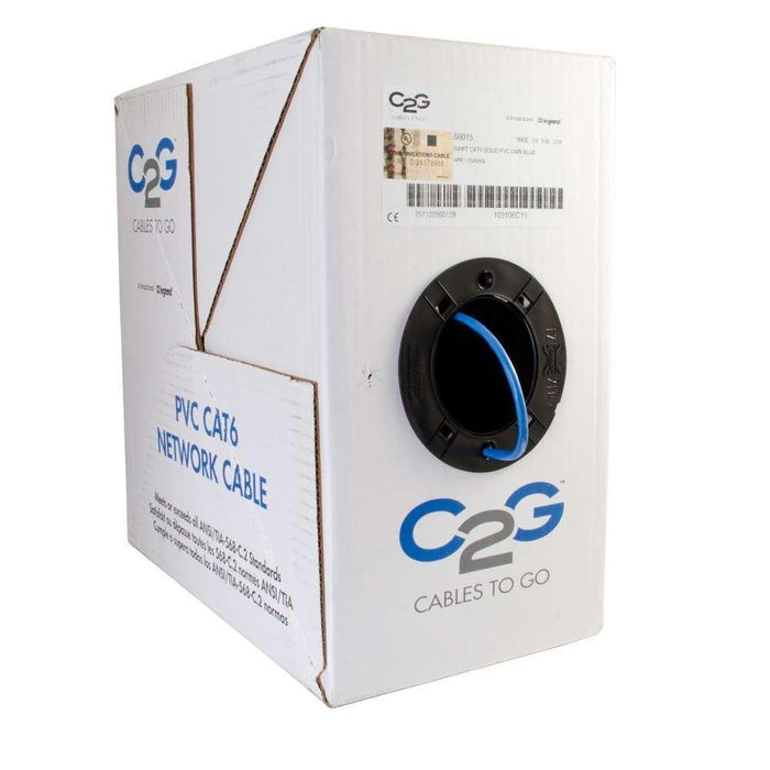 C2G/Cables To Go 56017 Cat6 Bulk Unshielded (UTP) Ethernet Network Cable with Solid Conductors - V&L Canada