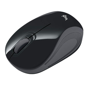 Logitech Wireless Mini Mouse M187 - Black (910-002726)