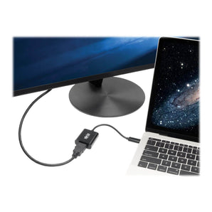 Tripp Lite USB C to HDMI Adapter Converter M/F 4K at 24/25/30Hz USB Type C to HDMI Thunderbolt 3 Black (U444-06N-HDB-AM)