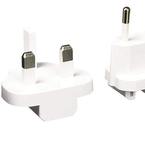 StarTechWhite Dual Port USB Wall Charger - High Power 17 Watt/3.4 Amp (1A and 2.4A) - Travel Charger (International) 110V/220V (USB2PACWH)