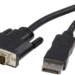 StarTech.com DP2DVIMM10 10-Feet DisplayPort to DVI Video Adapter Converter Cable, M/M