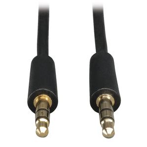 Tripp Lite 3.5mm Mini Stereo Audio Cable for Microphones, Speakers and Headphones (M/M) 6-ft.(P312-006)