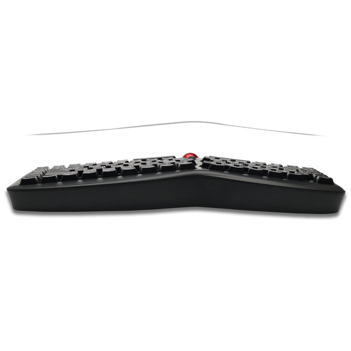 Tru-Form Media 3150 Wireless Ergo  Mini Trackball Keyboard.  Removeable 1000 tra (WKB-3150UB)