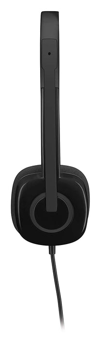 Logitech 3.5 mm Analog Stereo Headset H151 with Boom Microphone (981-000587)