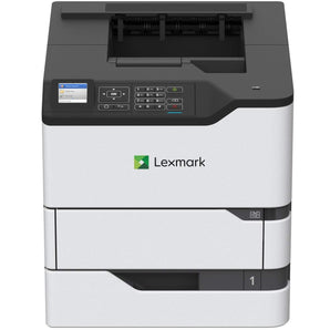 Lexmark MS820 MS821dn Laser Printer - Monochrome - 1200 x 1200 dpi Print - Plain Paper Print - Desktop - 55 ppm Mono Print - A6, Oficio, Envelope No. 7 3/4, Envelope No. 9, B5 (JIS), A4, Legal, A5, Le (50G0100)