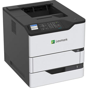 Lexmark MS820 MS821dn Laser Printer - Monochrome - 1200 x 1200 dpi Print - Plain Paper Print - Desktop - 55 ppm Mono Print - A6, Oficio, Envelope No. 7 3/4, Envelope No. 9, B5 (JIS), A4, Legal, A5, Le (50G0100)