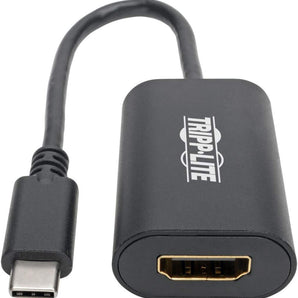Tripp Lite U444-06N-HD4K6B USB C to HDMI Video Adapter Converter, 4K X 2K, M/F, Thunderbolt 3 Compatible USB Type C, 6"