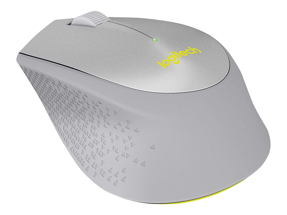 Logitech M330 Silent Plus Wireless Large Mouse, Grey - 910-004908