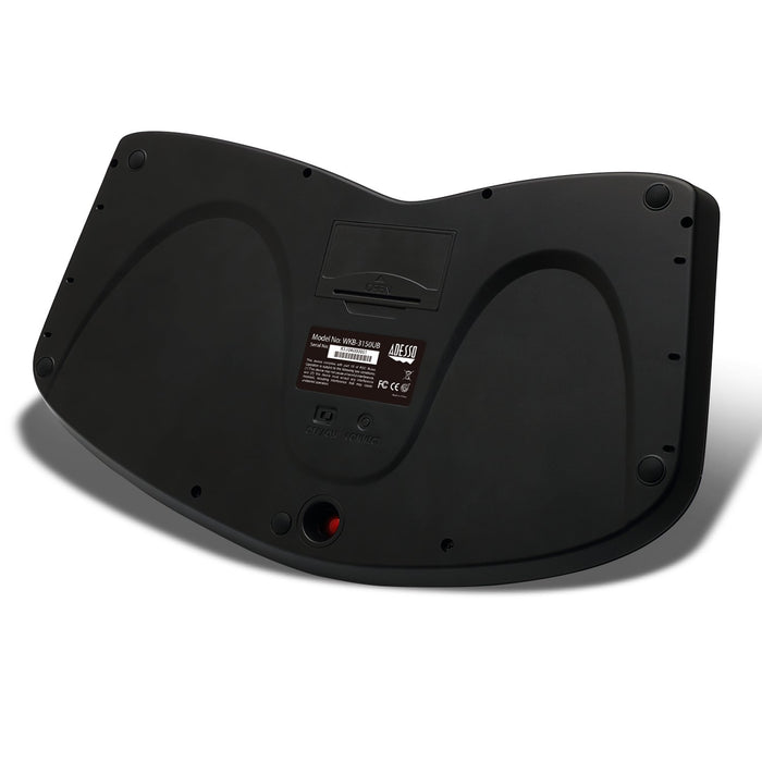 Tru-Form Media 3150 Wireless Ergo  Mini Trackball Keyboard.  Removeable 1000 tra (WKB-3150UB)