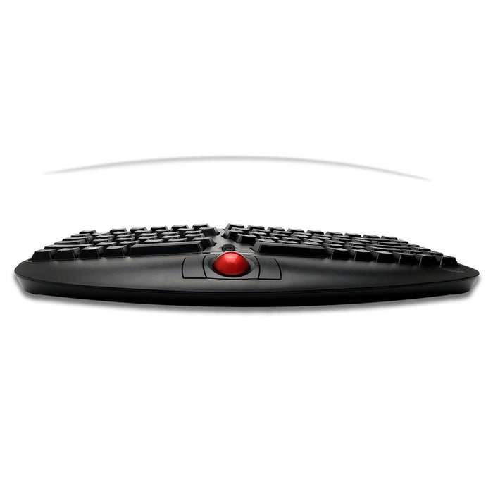 Tru-Form Media 3150 Wireless Ergo  Mini Trackball Keyboard.  Removeable 1000 tra (WKB-3150UB)