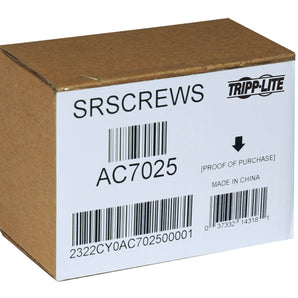 Tripp Lite SRSCREWS Rack Enclosure Server Cabinet Threaded Hole Hardware Kit