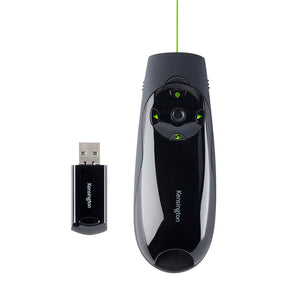 Kensington Wireless Presenter Expert with Cursor Control, Backlit Joystick and Green Laser Pointer (K72426AM)