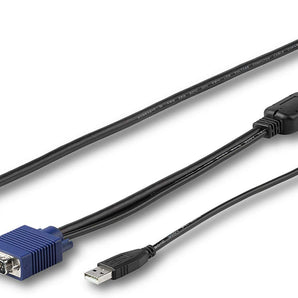 15 ft. (4.6 m) USB KVM Cable enables your switch kit to conveniently operate you (RKCONSUV15)