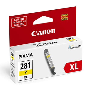 Canon Genuine Ink Cartridge CLI-281XL Yellow Ink - 2036C001