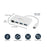 StarTech.com USB-C to Ethernet Adapter with 3 Port USB C Hub – Gigabit – White – Thunderbolt 3 Compatible – MacBook Pro 2016 (HB30C3A1GEA)