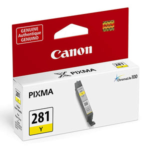 Canon Genuine Ink Cartridge CLI-281 Yellow Ink - 2090C001