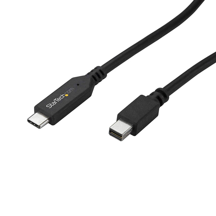StarTech.com CDP2MDPMM6B USB-C to Mini DisplayPort Cable 6' 4K 60Hz Black