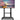Kanto MTMA100PL Height Adjustable Mobile TV Mount with Adjustable Shelf for 60-inch to 100-inch TVs