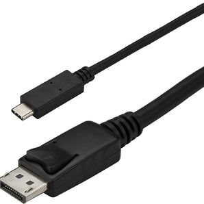 StarTech.com USB C to DisplayPort Cable - 3.3ft / 1m - Display Cable for USB Type C MacBook and DP Monitor - 4K 60Hz Video (CDP2DPMM1MB)