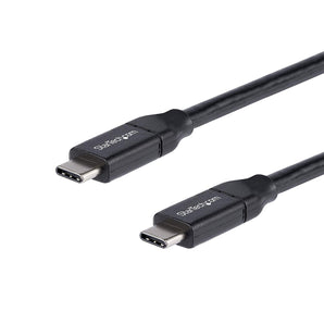 StarTech.com USB2C5C50CM USB C to USB C Cable - 1.5'/0.5m - 5A PD, White