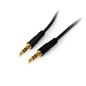 Startech.Com MU15mmS Slim Stereo Audio Cable-M/M, 15-Feet (3.5mm)