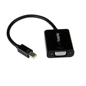StarTech.com Mini DisplayPort to VGA Adapter – DisplayPort 1.2 – 1080p – Thunderbolt to VGA Monitor Adapter – Mini DP to VGA (MDP2VGA2)