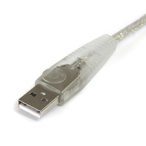 StarTech.com USB2HAB10T Transparent USB 2.0 Cable, A to B