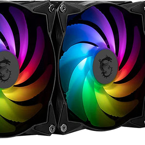 MSI MAG Core Liquid 240R AIO Liquid CPU Cooler, 240mm Radiator, Dual 120mm PWN F (CL280R)