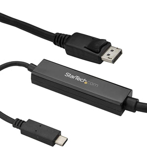 StarTech.com USB C to DisplayPort Cable, 3m/10', Black, 4K 60Hz (CDP2DPMM3MB)
