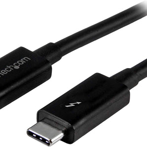 StarTech.com Thunderbolt 3 Cable - 6 ft / 2m -4K 60Hz - 20Gbps - USB C to USB C Cable - Thunderbolt 3 USB Type C Charger (TBLT3MM2M)