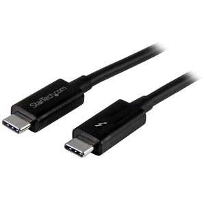 StarTech.com Thunderbolt 3 Cable - 3 ft / 1m -4K 60Hz - 20Gbps - USB C to USB C Cable - Thunderbolt 3 USB Type C Charger (TBLT3MM1M)