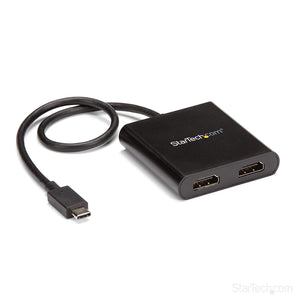 Connect 2x independent displays to one USB Type C port - 4K - Works with USB C W (MSTCDP122HD)