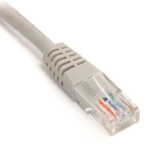 StarTech.com M45PATCH10GR Gray Molded RJ45 UTP Cat 5e Patch Cable, 10-Feet 10 PK