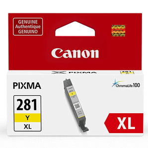 Canon Genuine Ink Cartridge CLI-281XL Yellow Ink - 2036C001