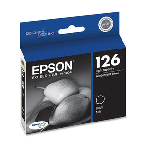 2 Pack Epson T126120-S DURABrite Ultra Black High Capacity Cartridge Ink (T126120-S-K2)
