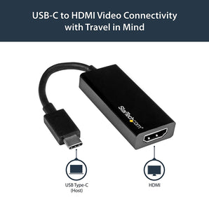 StarTech.com CDP2HD CDP2HD USB C to HDMI Adapter – Thunderbolt 3 Compatible – USB-C Adapter – USB Type C to HDMI Dongle Converter