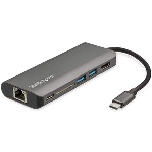 StarTech DKT30CSDHPD3 USB C Multiport Adapter with HDMI - 4K - Mac/Windows - SD - 2X USB-A - 1x USB-C - 60W PD 3.0 - USB C to USB 3.0 Hub