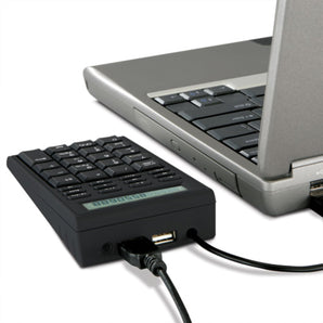 Kensington Notebook Keypad/Calculator with USB Hub, 19-Key Pad 72274