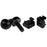 StarTech.com CABSCREWM52B Screws and Cage Nuts, 100 Pack, Black
