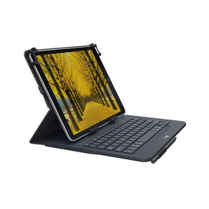 Logitech Universal Folio with Integrated Bluetooth 3.0 Keyboard for 9-10" Apple, Android, Windows Tablets (920-008334)