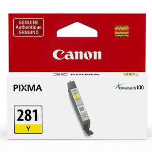 Canon Genuine Ink Cartridge CLI-281 Yellow Ink - 2090C001