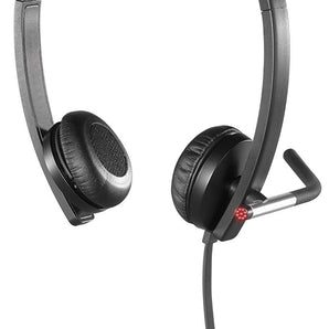 Logitech USB Headset Stereo H650E (Business Product), Corded Double-Ear Headset (981-000518)