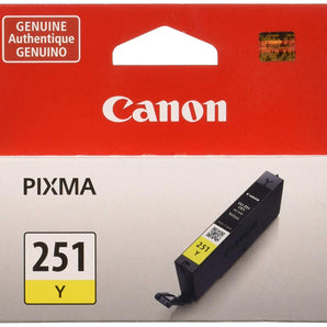 Canon Genuine CLI-251 Yellow Ink Tank (6516B001)